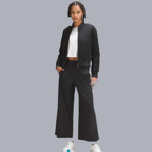lululemon athletica Pants - Stretch Woven High-Rise Wide-Leg Cropped Pant